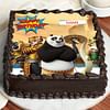 Kungfu Panda Photo Cake For Baby Boys