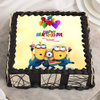 Minion Birthday Photo Cake For Children