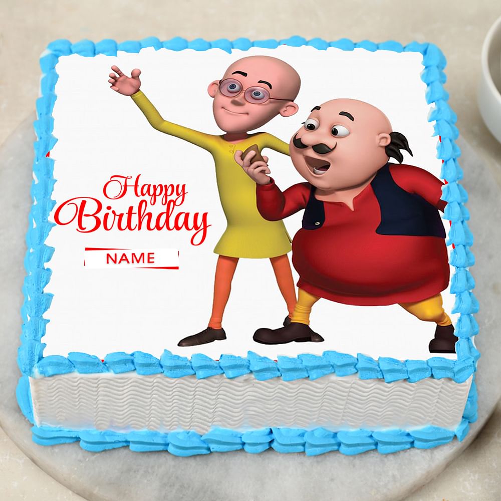 Buy Motu Patlu Poster Cake Online in India