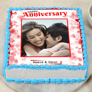 My Forever anniversary photo cake