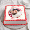 Now And Always marriage anniversary photo cake