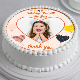 Thank You Photo Cake