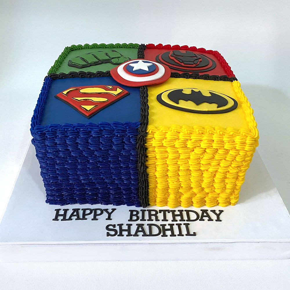 Butterfly Cake: Batman Cake for Divakaran - 21st Birthday