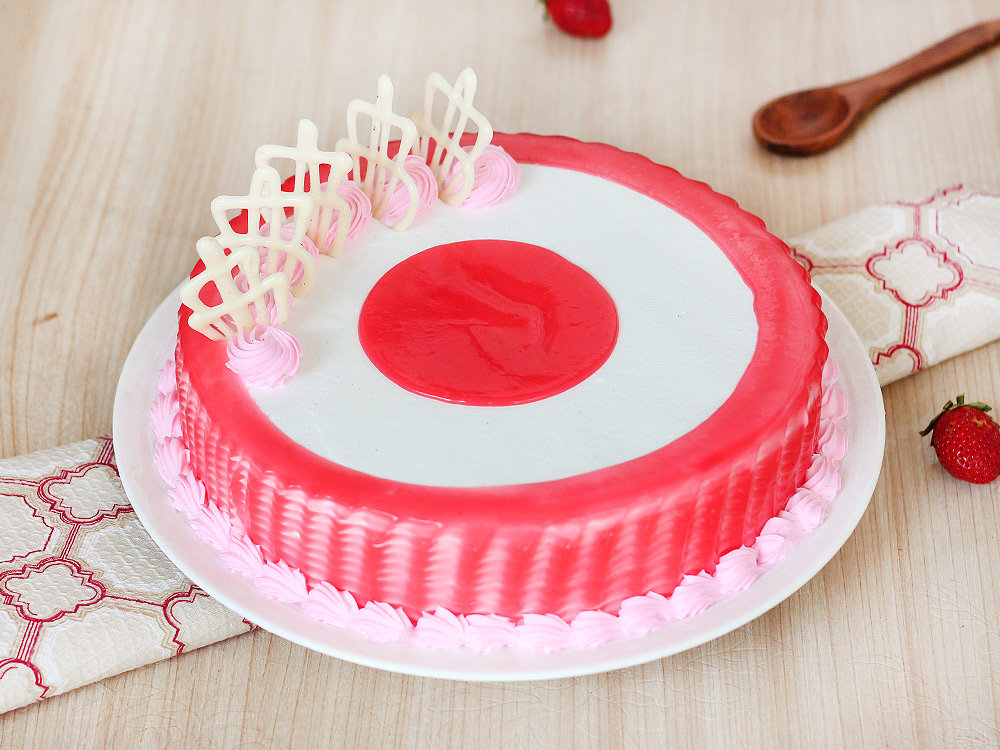 Strawberry Cakes Delivery Eggless Strawberry Cakes Order Now 450