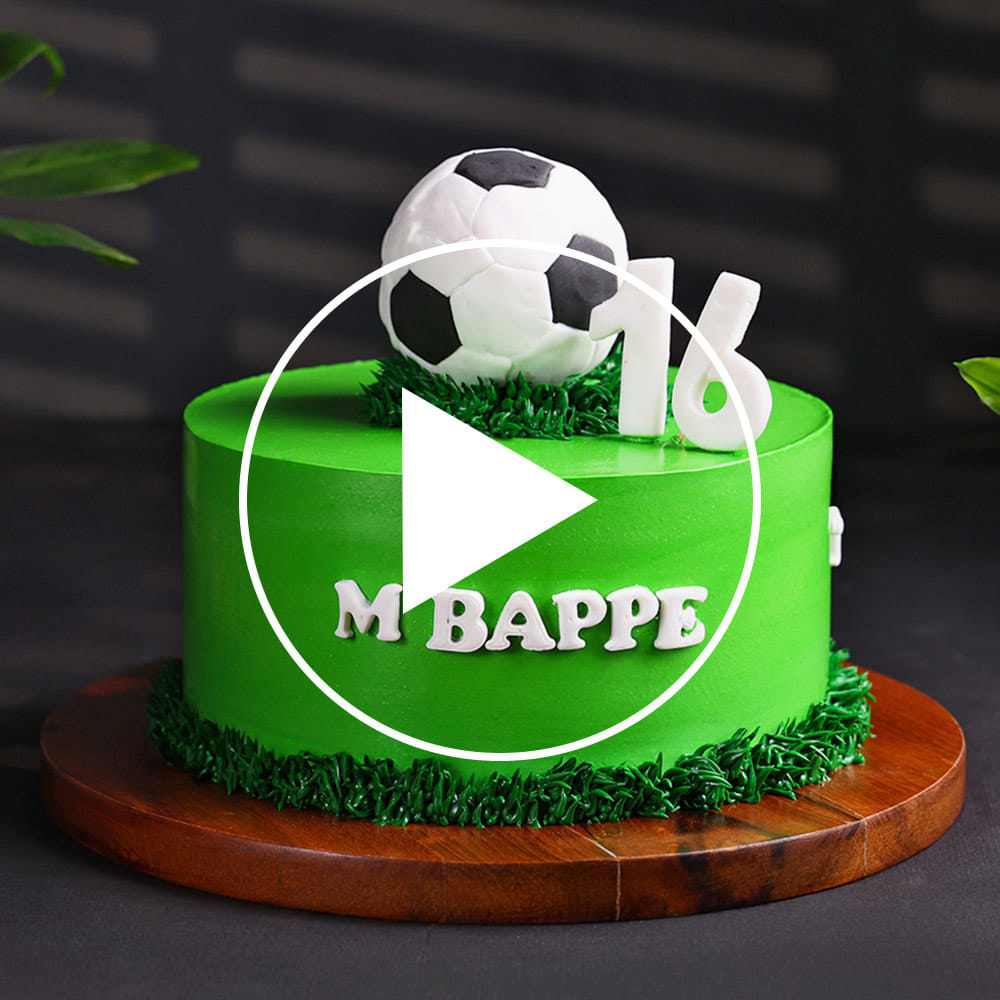 Soccer Spirit Theme Cake
