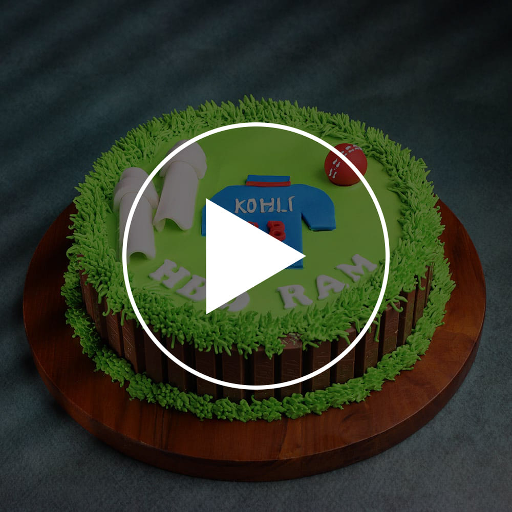 Bowler Praise Cricket Theme Cake