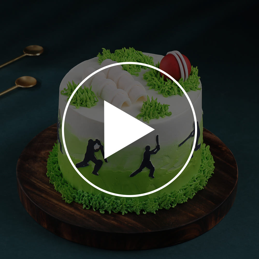 Cricket Enthusiast Birthday Cake