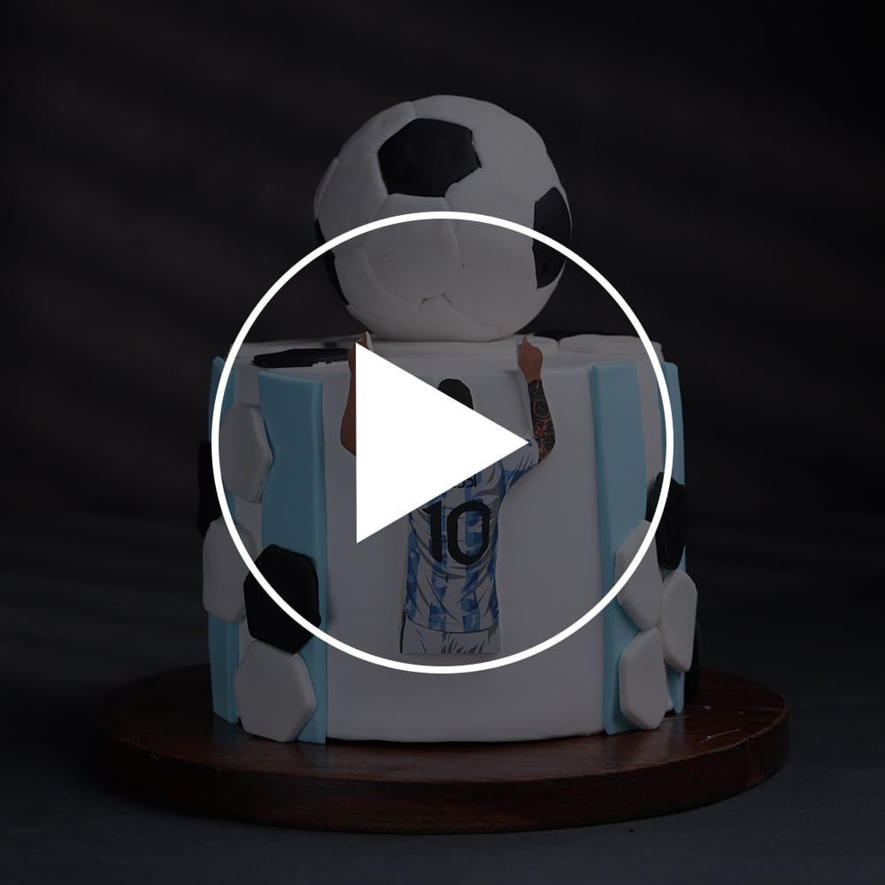 Messi Magic Football Cake
