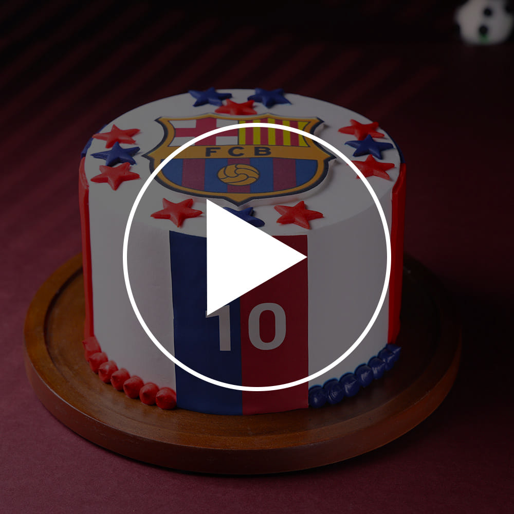 FC Barcelona Football Cake