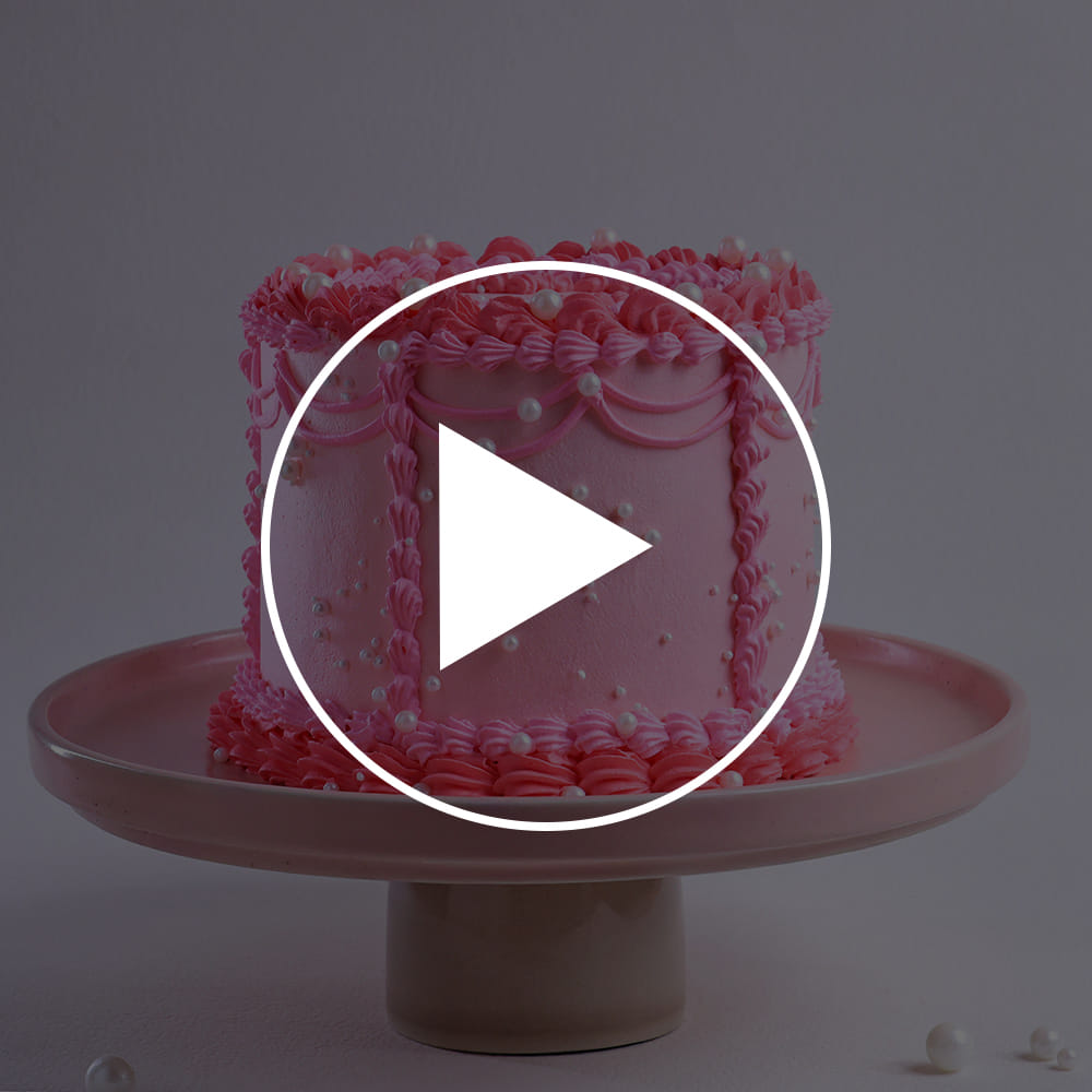 Pretty Pink Barbie Theme Cake