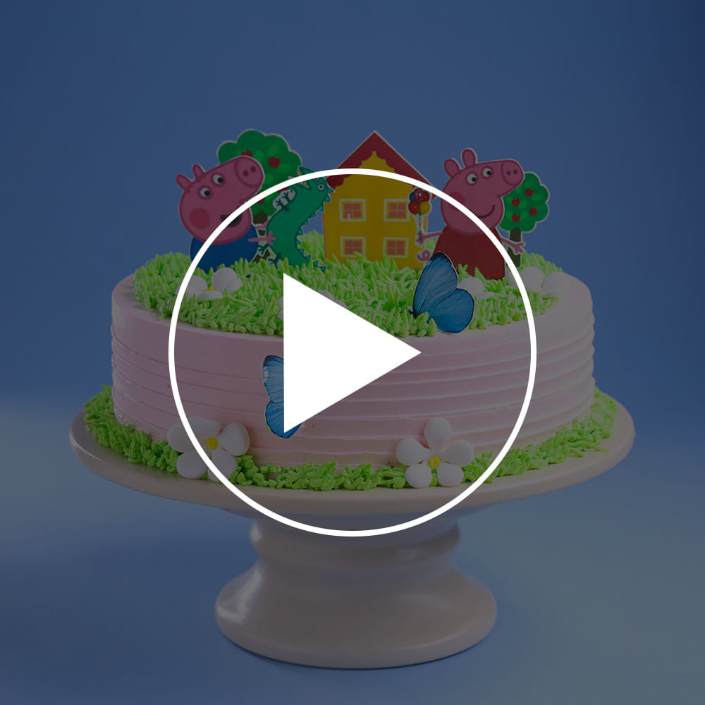 Peppa N George Garden Joy Cake