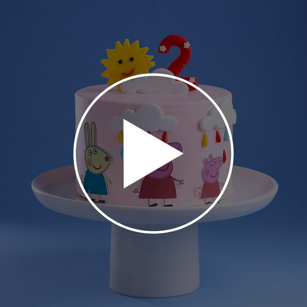 Rainy Fun Peppa Pig Cake
