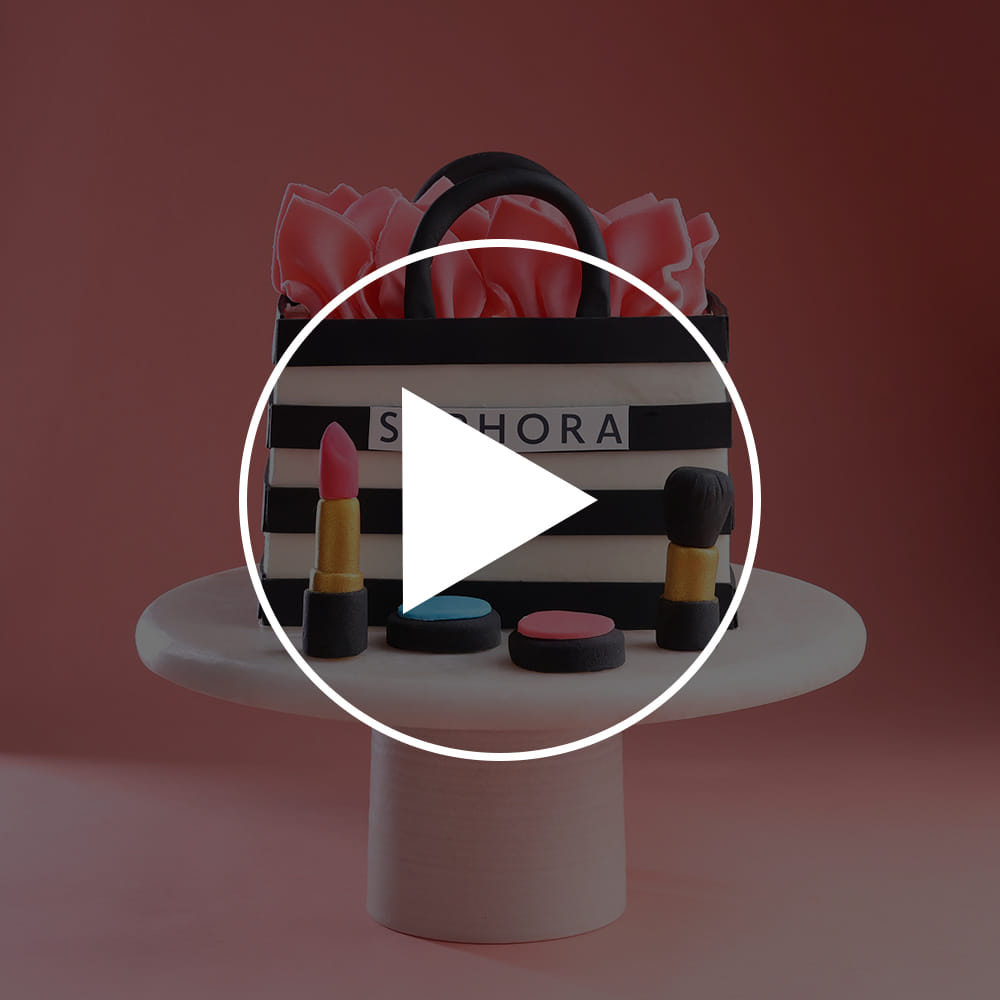 Sephora Makeup Bag Theme Cake