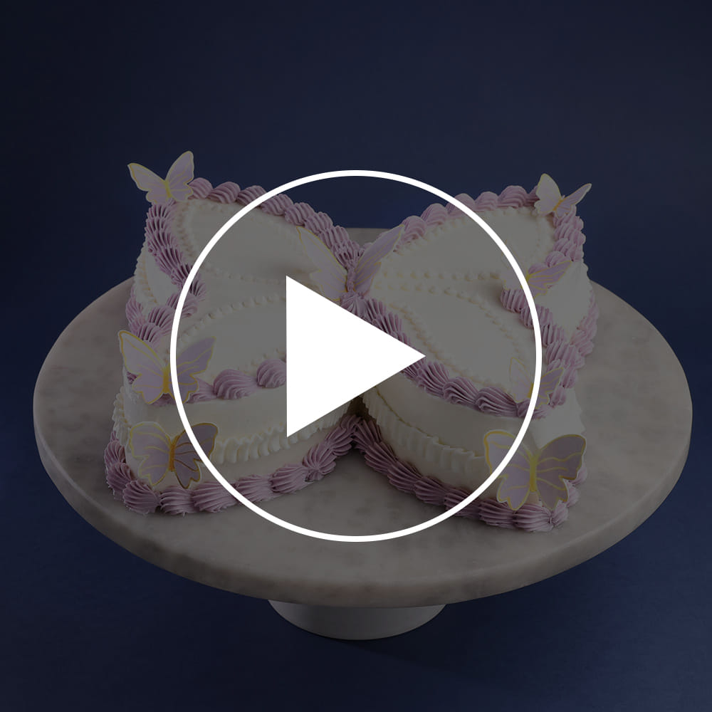 Butterfly Shaped Theme Cake