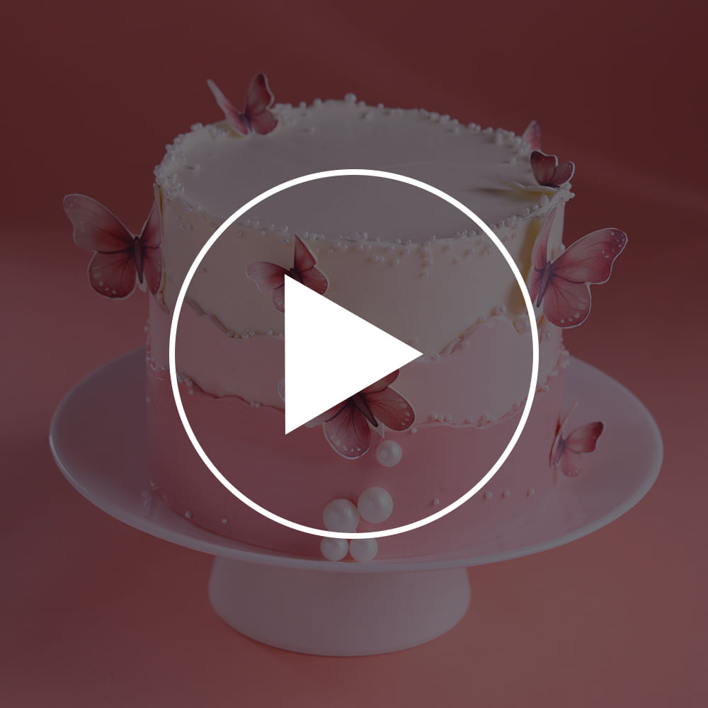 Blossoming Butterflies Layer Cake