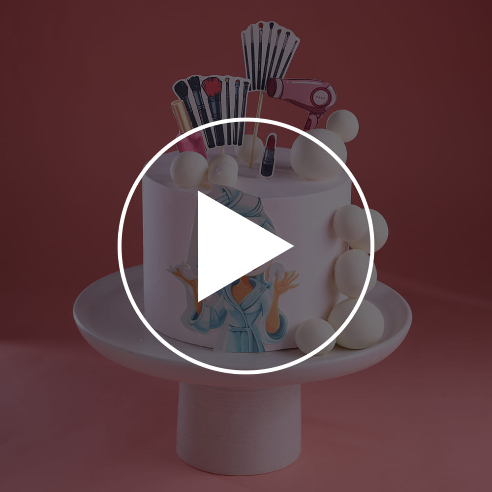 Chill N Glow Makeup Cake