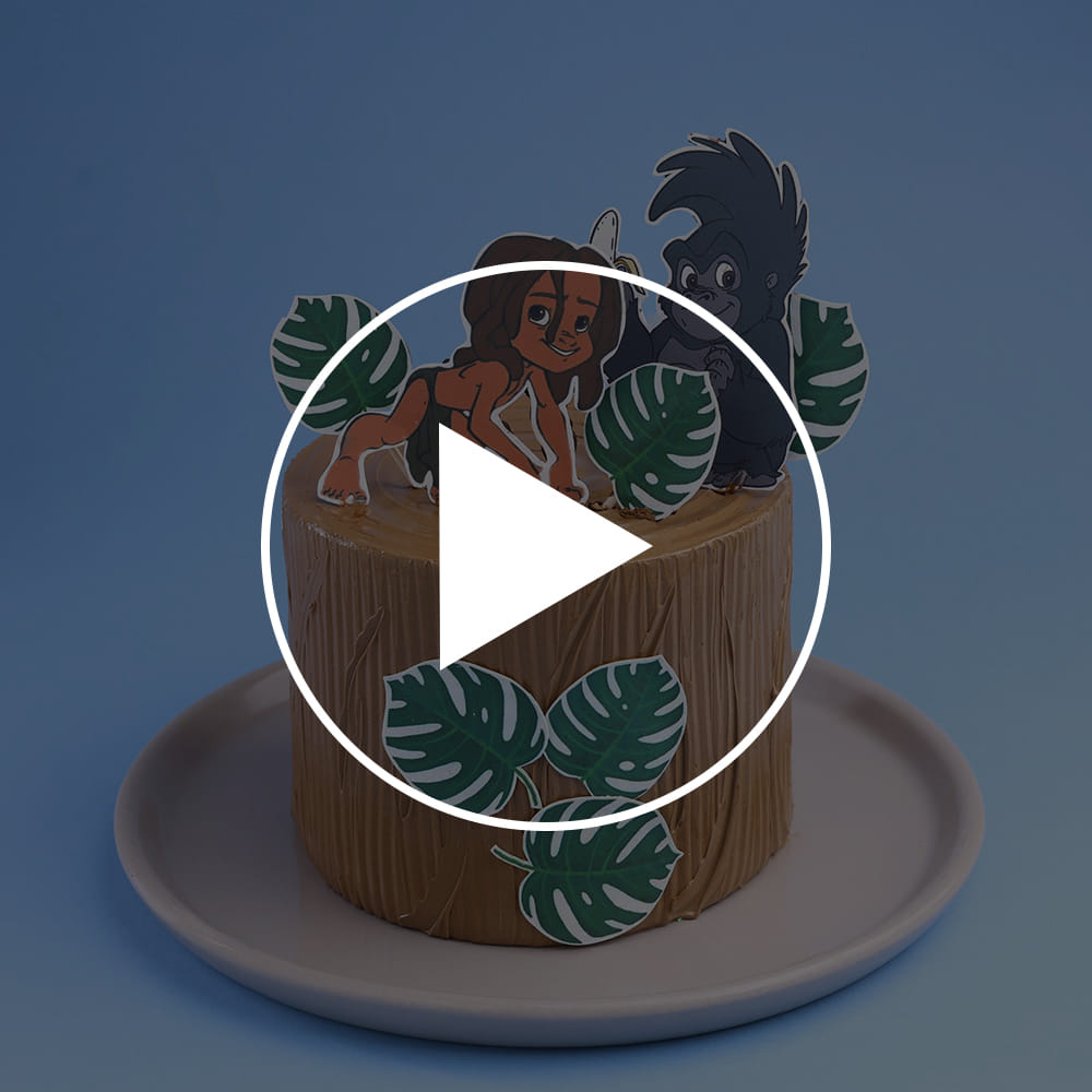Mowgli Jungle Adventure Cake