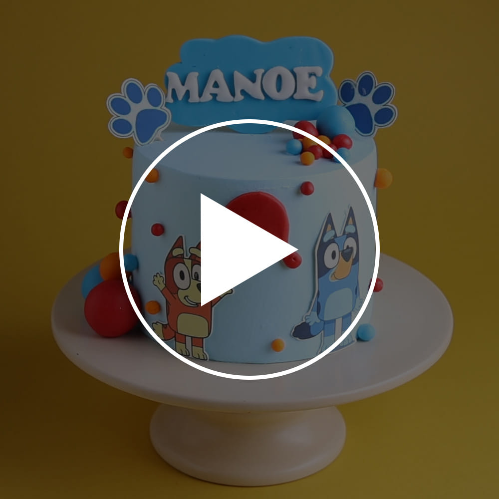 Paws Fun Bluey Themed Cake