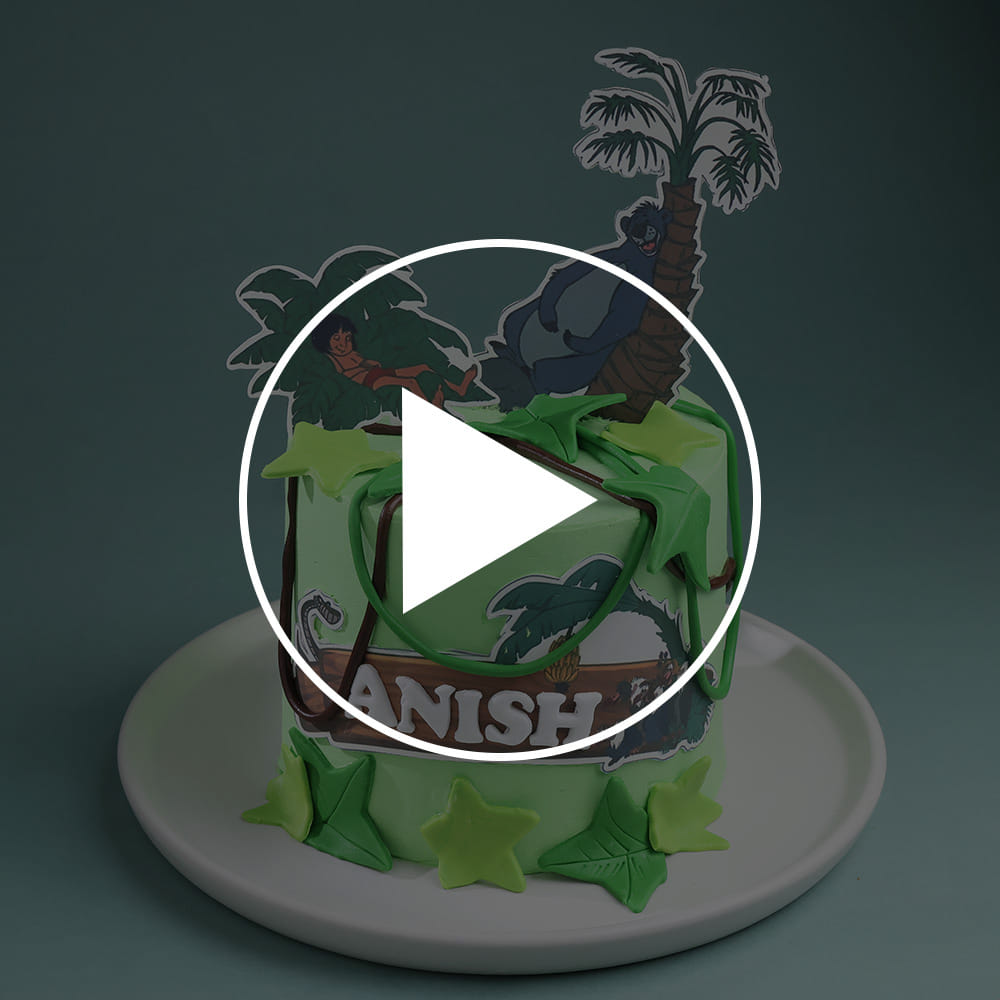 Magical Jungle Book Theme Cake