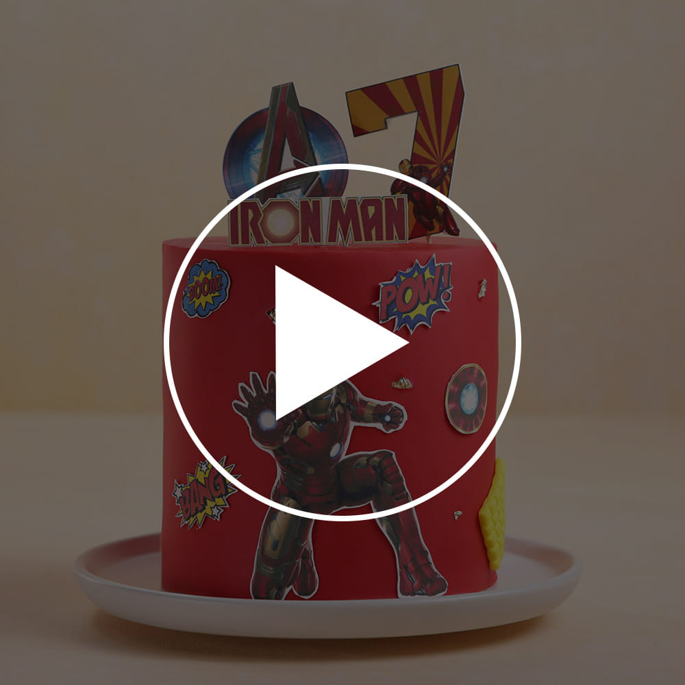 Ironman Superhero Cake