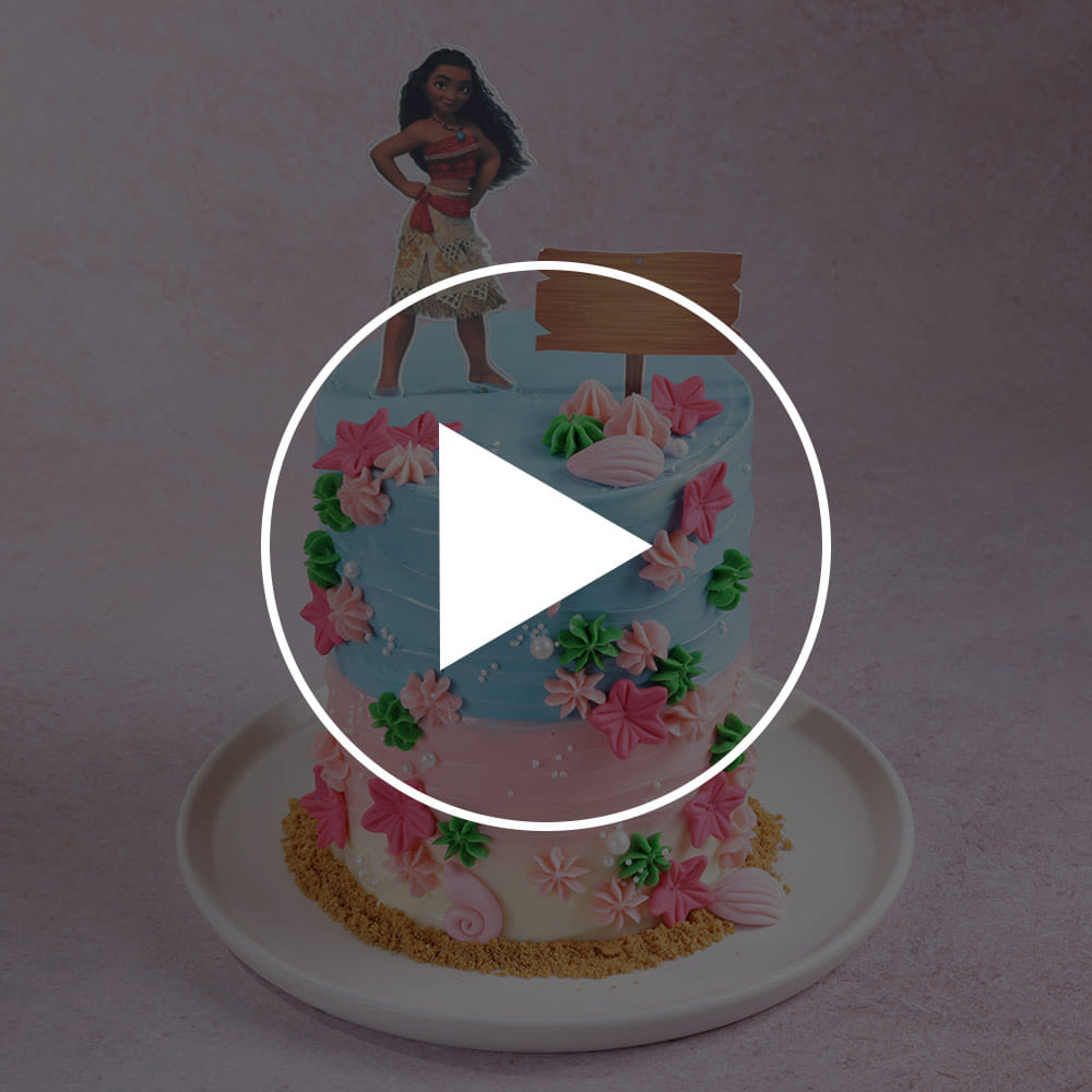 Beach N Waves Moana Theme Cake
