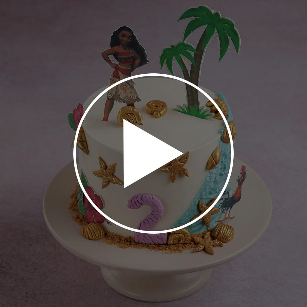 Ocean Voyage Moana Cake