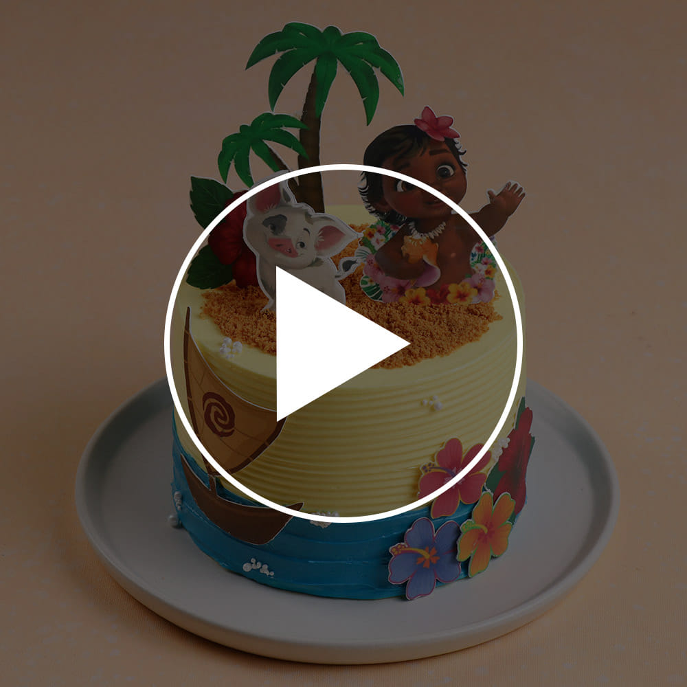 Beach Bliss Moana Cake