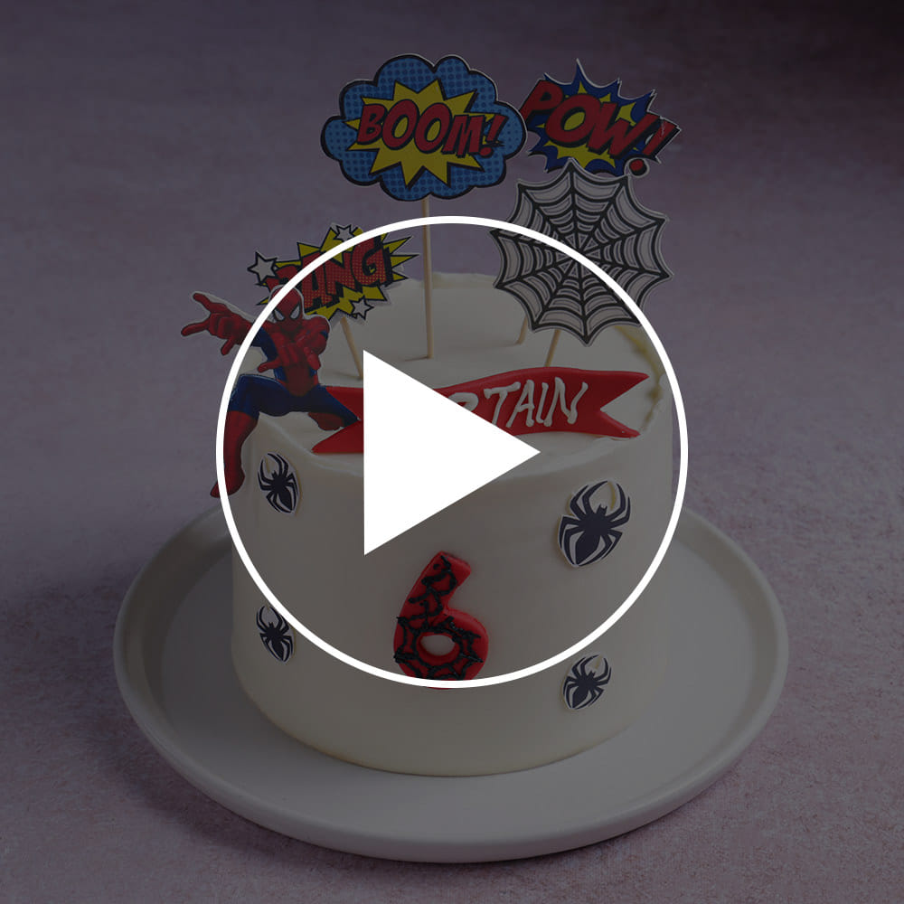 Spidey Senses Theme Cake