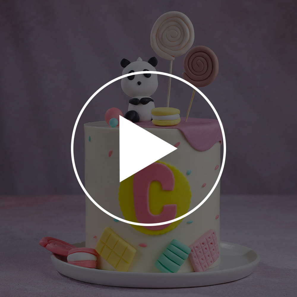 Candyland Panda Cake