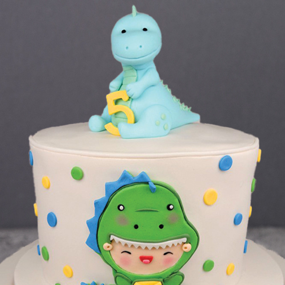 Buy Happy & Cute Dinosaur Themed Cake-Happy N Cute Dino Cake