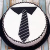 Tie and Collar Designer Cake Online For Mens Day