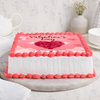 Side View of Valentines Day Poster Cake