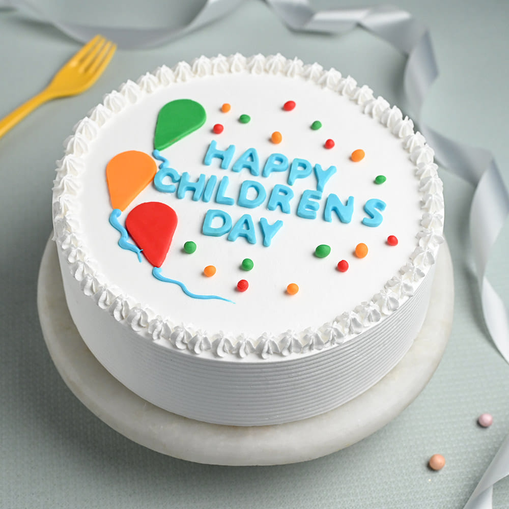 Buy Cream Vanilla Kids Day CakeVanilla Kids Day Cake