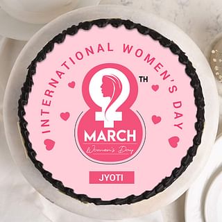 International Women's Day Photo Cake